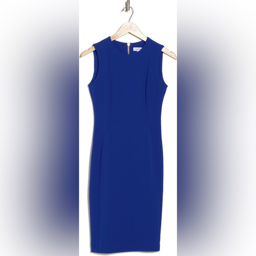 Blue Calvin Klein Size 8 Dress